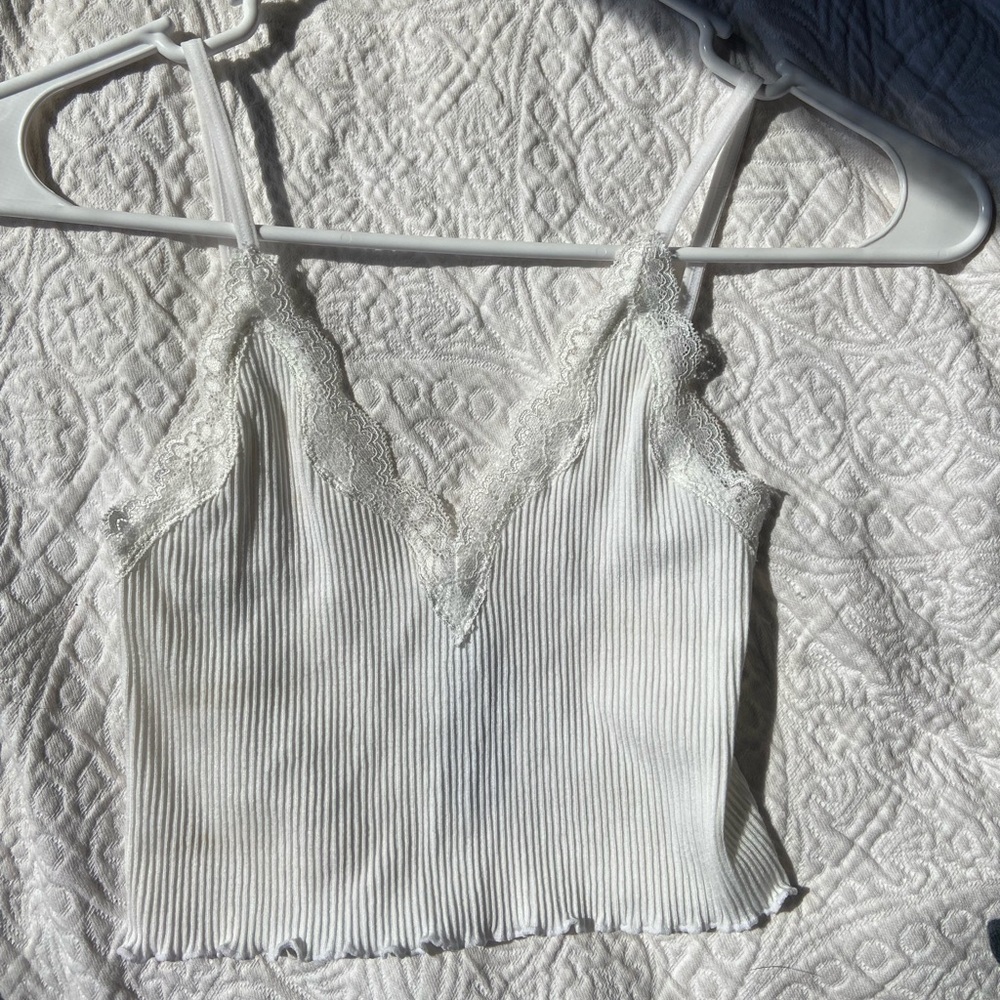 white forever 21 tank